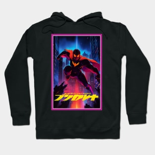 Retro Anime Comic Hero | Anime Origin | Vintage Anime Art Hoodie